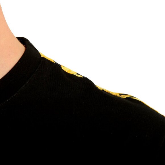 Versace Men's Barocco Pride Print Multi-Color Short Sleeve T-Shirt US S IT 48 - Picture 4 of 6